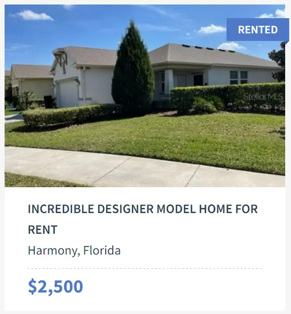 Lakes at Harmony Florida Homes for Sale/Rent