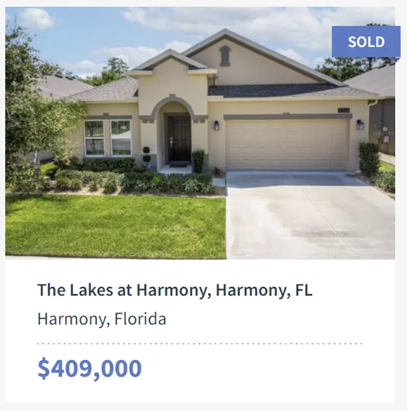 Lakes at Harmony St. Cloud Houses for Sale 55+ Golf Community
